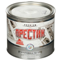 Грунтовка ГФ-021 СЕРАЯ 10кг. ПРЕСТИЖ