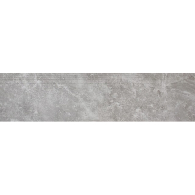 Керамогранит Magma светло-серый, подступенок (600x150)