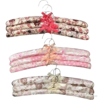 Набор вешалок-плечиков мягких, полиэстер, 3 шт арт.102534