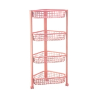 Полка угловая ЕВРО 4 секц на колесах. М2757