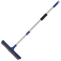 Швабра-Окномойка 25см (сетка) телескоп.ручка алюминий 100см KD-W02-10