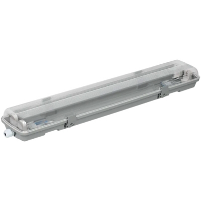 Светильник ДСП 2102 под LED лампу 2хT8 600мм IP65 IEK арт.LDSP0-2101-2X060-K01