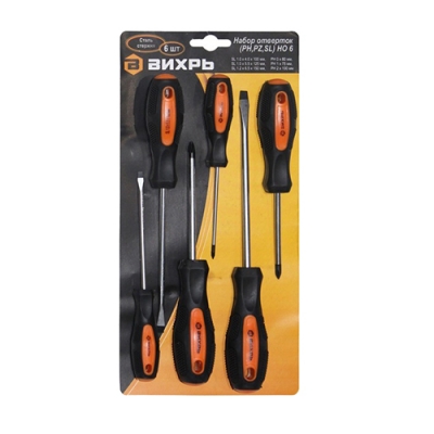 Набор отверток (РН,РZ,SL) НО 6 73/6/2/13 Набор отверток (РН,РZ,SL) НО 6 73/6/2/13