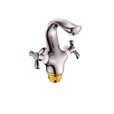 Смеситель для умывальника (крепление гайка) POTATO P1052