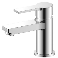 Смеситель для умывальника набортный, TITAN, хром, однорычажный, d-35 латунь, ARGO (35-04 TITAN)