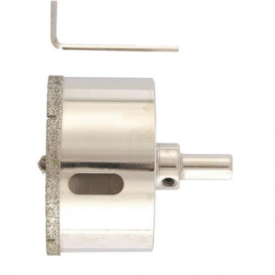 Сверло алмазное по керамограниту, 68 х 67 мм, 3-гранный хвостовик// Matrix арт.726683