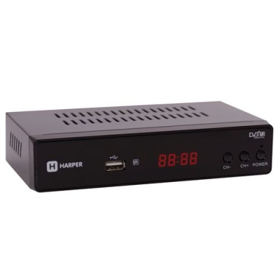 Цифровой телевизионный DVB-T2 приемник HARPER HDT2-5050 с функцией FULL HD медиаплеера