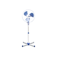 Вентилятор напольный Centek CT-5004 Blue, 40Вт, (2шт./уп, LED, 43см, 1.25м, лучевая решетка