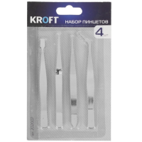 202007 Набор пинцетов KROFT 4шт 202007 Набор пинцетов KROFT 4шт