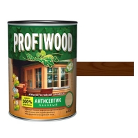 Антисептик лаковый атмосферостойкий алкидный PROFIWOOD орех (0,7кг.) (0704)