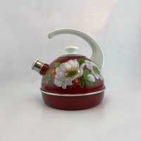 Чайник 3,5 л.(конс.ручка)-бордовый/маричка (декор нерж.сталь на бел) Т04/35/01/33/Н03 (г.Ростов) Чайник 3,5 л.(конс.ручка)-бордовый/маричка (декор нерж.сталь на бел) Т04/35/01/33/Н03 (г.Ростов)