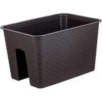 Кашпо на перила РОТАНГ 12л коричневый ротанг М3227
