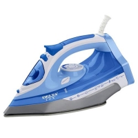 Утюг DELTA LUX DL-712 белый с синим, 2400 Вт., керамика