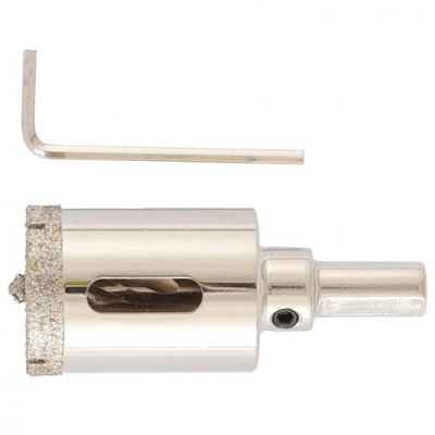 Сверло алмазное по керамограниту, 45 х 67 мм, 3-гранный хвостовик// Matrix арт.726453