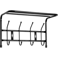 Вешалка настенная с полкой 400х238х268 мм (4 крючка) ВП4 Вешалка настенная с полкой 400х238х268 мм (4 крючка) ВП4