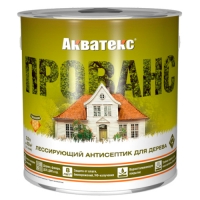 Акватекс ПРОВАНС (лессирующий антисептик для дерева) 0,75 л (орех) (81935)