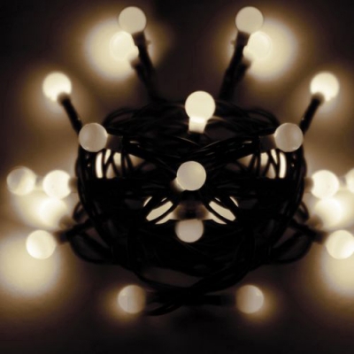 Гирлянда КОСМОС 30LED BALL_W (шарики, белые, 4,5м)