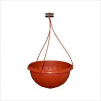 Горшок-Кашпо Джулия подвесной 8л. (КОРИЧ.) М1609 Горшок-Кашпо Джулия подвесной 8л. (КОРИЧ.) М1609