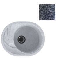 Мойка GranAlliance G-33 (570 х465мм) черная с сифоном Мойка GranAlliance G-33 (570 х465мм) черная с сифоном