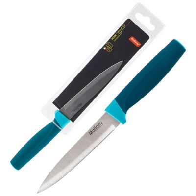Нож с рукояткой софт-тач VELUTTO MAL-03VEL универсальный, 12,7 см, т.м. Mallony арт.005526