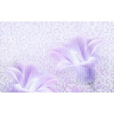 Плитка облицовочная BELLA деко-1 фиолет (250 х 400) 122984 Плитка облицовочная BELLA деко-1 фиолет (250 х 400) 122984