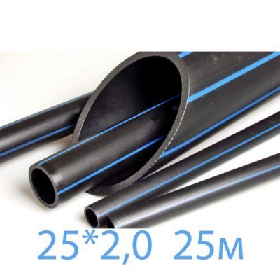 Труба питьевая напорная 25х2,0 SDR13,6 (ПЭ100;12,5 атм) 25 м Tebo ПНД