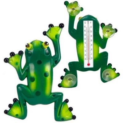 4133 Термометр оконный "Лягушка"
