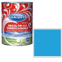 Эмаль Расцвет Универсальная голубая 1,9 кг. (7095)