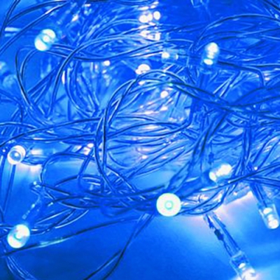 Гирлянда КОСМОС 50LED_B (синяя, 6,5м, 8 режимов мигания)