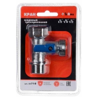 Кран шаровой 3-проходной 1/2"*3/4"*1/2" н/н/в TRm710 Кран шаровой 3-проходной 1/2"*3/4"*1/2" н/н/в TRm710