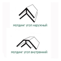 Молдинг угол внутренний белый 3м АЛЬТА-ПРОФИЛЬ Молдинг угол внутренний белый 3м АЛЬТА-ПРОФИЛЬ