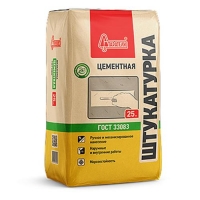 Штукатурка цементная 25 кг Старатели Штукатурка цементная 25 кг Старатели