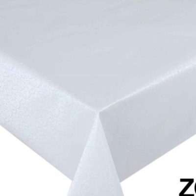 017A Клеенка "BOGEMA"(53) шелкография на ткани (белая.) 0,28мм*1,37м*20м