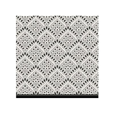 038 white Клеенка ПВХ в рулоне LACE(Муза) 1,32*22 м