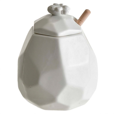 AK5-0021 Банка для меда (550 мл) с ложкой (24)