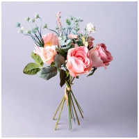 Букет искусственных цветов высота=30,5 см без упаковки (мал=12шт./кор=120шт.) 287-224