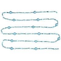 Бусы Волшебная страна Сотуар, диаметр бусины 2 см, длина 2 м, цвет голубой 110388