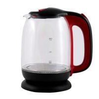 Чайник Centek CT-0034 (черный) <Vancouver> стекло, 1.8л, 2200Вт, внутренняя LED подсветка, кнопка