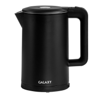 Чайник электрический Galaxy LINE GL 0323, черный, пластик, двойная стенка из нержав. стали AISI 304
