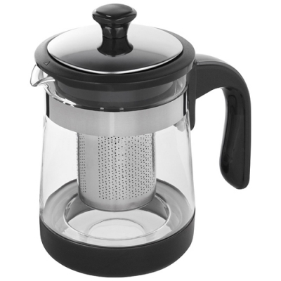 Чайник заварочный, Vittoria, объём: 750 мл с комбинированной ручкой/крышкой, фильтр из нерж стали ар