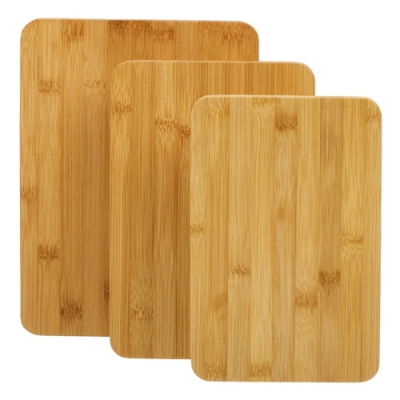 Доска разделочная бамбук, 18х28см, 20х30см, 24х33см, 3 шт, прямоугольная, Y4-7901 (459249)