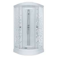 Душевая кабина Triton Стандарт 100*100 А 1/4 круга,низкий поддон Мозайка,ДН4(7 мест+сифон D90мм) Душевая кабина Triton Стандарт 100*100 А 1/4 круга,низкий поддон Мозайка,ДН4(7 мест+сифон D90мм)