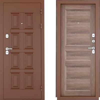 Дверь Винтер 100-2050/880/R Дуб Щале Морёный