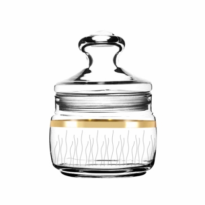 EAV761-554/S/Z/1 - Банка Чешни 1 шт с узором "Серпантин"