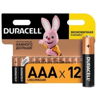 Элемент питания DURACELL BASIC LR03 (CN) BL12 (19666)