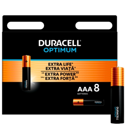 Элемент питания DURACELL OPTIMUM LR03 BL8