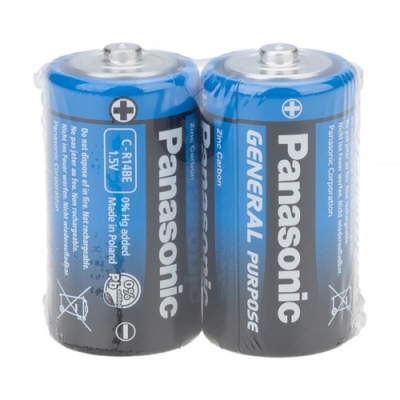 Элемент питания Panasonic R14BER/2P R14 BER SR2 Элемент питания Panasonic R14BER/2P R14 BER SR2