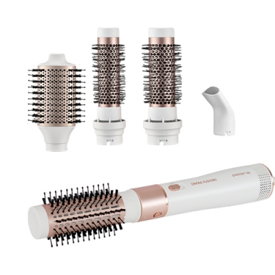 Фен-расческа для моделирования Polaris PHSB 1214Mi Белый/Розовое золото Фен-расческа для моделирования Polaris PHSB 1214Mi Белый/Розовое золото