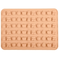 Форма для конфет, мармелада, льда PERFETTO фрукты, 66 ячеек арт.107660