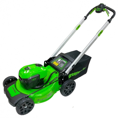 Газонокосилка аккумуляторная самоходная 40В GD40LM48SP 48см б/щ 2517407